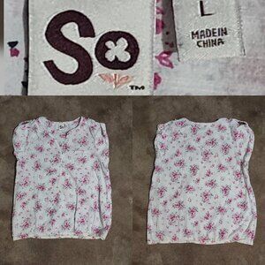 So Kids Short sleeves shirt Sz Lg